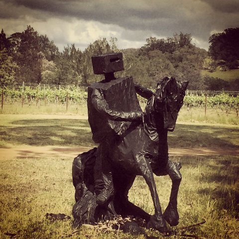 Ned Kelly on horse