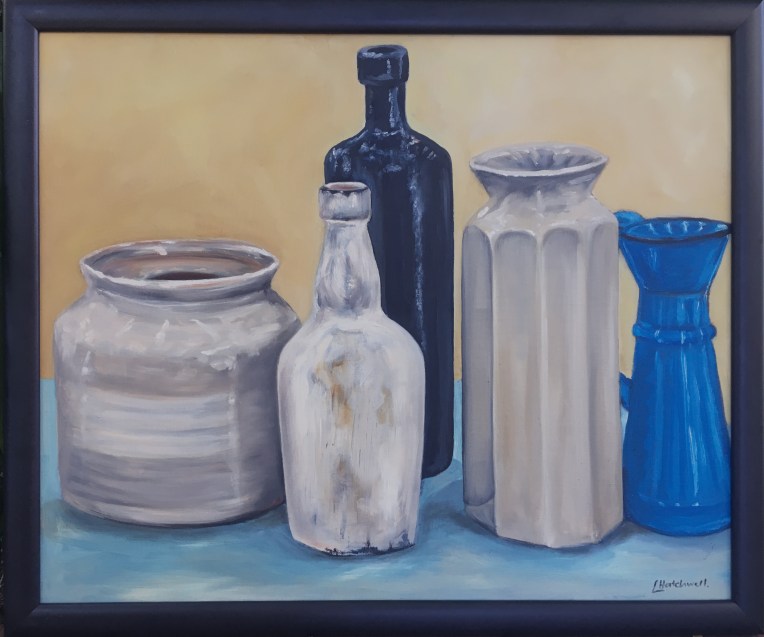 Grandmas Jars Still Life